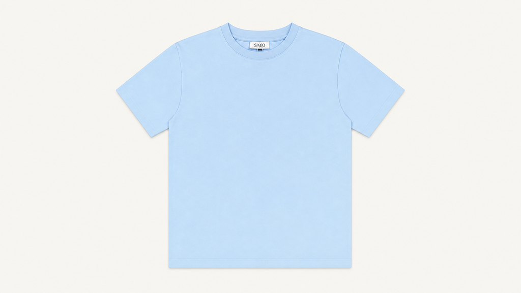 Baby blauw T-shirt